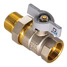 Кран шаровой для воды 1/2" с накидной гайкой бабочка CTM СТАНДАРТ_2