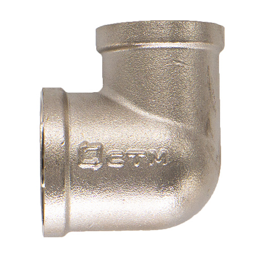 Уголок латунный переходной  3/4"x1/2" г/г CTM