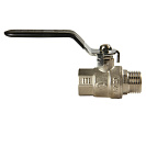 Кран шаровой для воды 1/2" г/ш рычаг,  никель,  ONDO_3