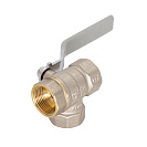 Кран шаровой для воды 1/2" трехходовой,  тип T рычаг СTM СТАНДАРТ_4