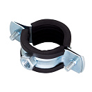 Хомут металлорезиновый 3" (87-92мм) CTM_1