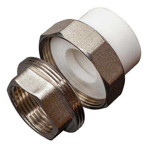 Муфта полипропиленовая PP-R комб. разъемная вн./р. DN 63х2" СТМ ПЛАСТ