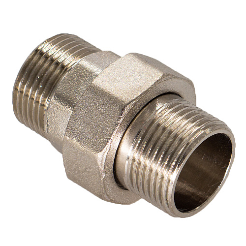 Муфта латунная резьбовая разъемная  с накид. гайкой  3/4" ш/ш CTM