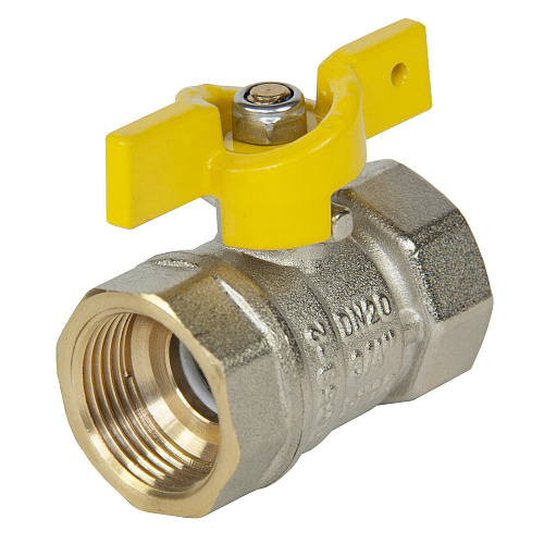 Кран шаровой для газа 3/4" г/г бабочка CTM ГАЗ