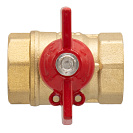 Кран шаровой для воды 1" г/г бабочка ОПТИМА_3