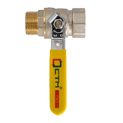 Кран шаровой для газа 1-1/2" г/ш рычаг CTM ГАЗ
