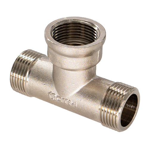 Тройник резьбовой   1/2" ш/г/ш CTM