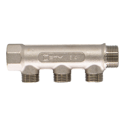 Коллектор 3 выхода (наружная резьба) 1"х1/2" СТМ
