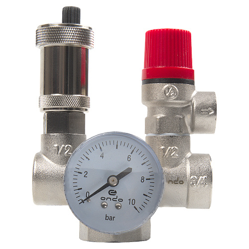 Группа безопасности котла проходная 1" ONDO