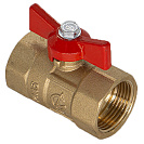 Кран шаровой для воды 1" г/г бабочка ГАЛЛОП ПРАКТИК 130_2