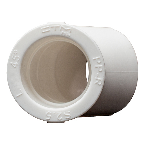 Угольник PP-R 45 град. DN 50 СТМ ПЛАСТ