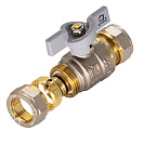 Кран шаровой для воды 16х16 ц/ц бабочка CTM СТАНДАРТ_4