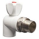 Кран шаровой PP-R для радиатора угловой DN 25х3/4" СТМ ПЛАСТ_2