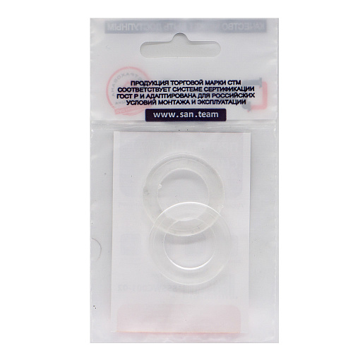 Прокладка 1" силикон 30х19х3 мм (2шт) СТМ