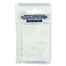 Прокладка 1/2" силикон белый 19х10х2 мм (6шт) СТМ_1