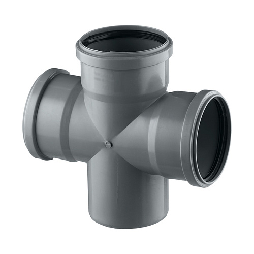 Крестовина канализационная DN 110х110х110 Крестовина канализационная DN 110х110х110