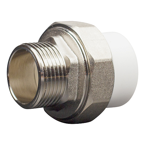 Муфта полипропиленовая PP-R комб. разъемная н./р. DN 32х1" СТМ ПЛАСТ