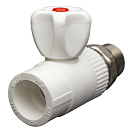 Кран шаровой PP-R для радиатора прямой DN 25х1/2" СТМ ПЛАСТ_4