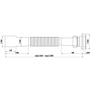 Сифон гофрированный удлиненный  1 1/4"*40/50_2