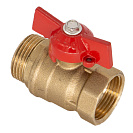 Кран шаровой для воды 1" г/ш бабочка ОПТИМА_2