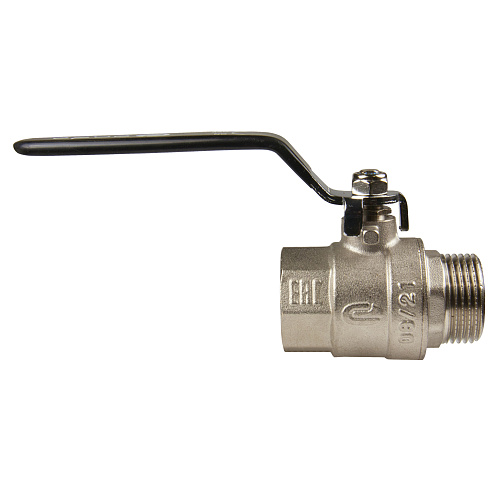 Кран шаровой для воды 1" г/ш рычаг, никель, ONDO