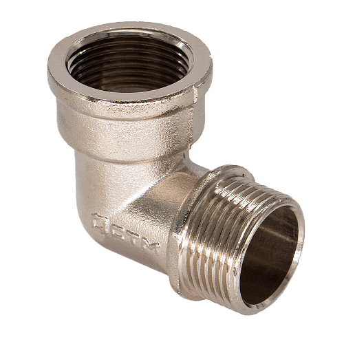 Уголок латунный с ограничителем 1" г/ш CTM