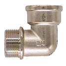 Уголок латунный с ограничителем  1/2" г/ш CTM_1