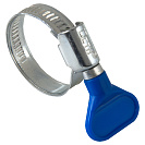 Хомут стальной винтовой с барашком 1-1/4" (18-32мм) 9мм СТМ_2