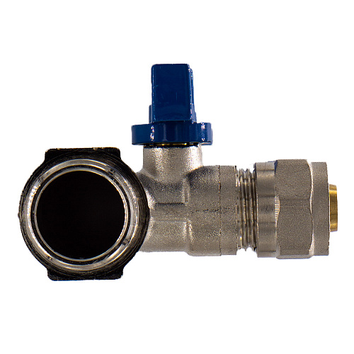 Коллектор 2 выхода 3/4"x16 с шаровыми кранами для м/п труб СТМ