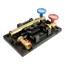 Группа быстрого монтажа с шаровым краном,  прямой контур (1"-1 1/2") без насоса в теплоизоляции ONDO_1