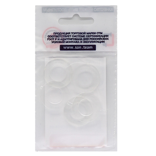 Прокладка 3/4" силикон 24х14х2 мм (5шт) СТМ