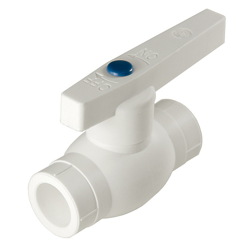 Кран шаровой PP-R DN 25 СТМ ПЛАСТ (шар стальной)