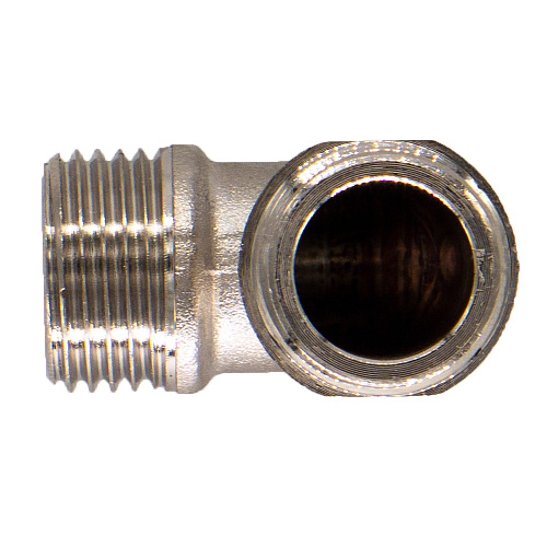 Уголок латунный с ограничителем 1" ш/ш CTM