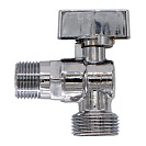 Кран шаровой для бытовых приборов угл. 1/2"х3/4" ш/ш с отражат. бабочка,  хромированный СТМ_3