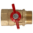 Кран шаровой для воды 3/4" г/ш бабочка ГАЛЛОП ПРАКТИК 131_3