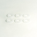 Прокладка 1/2" силикон белый 19х10х2 мм (6шт) СТМ_2