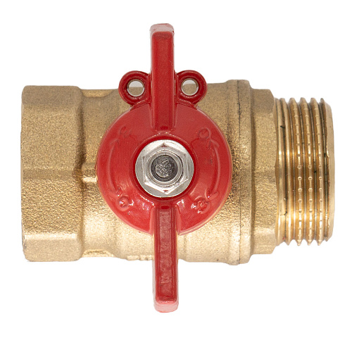 Кран шаровой для воды 1" г/ш бабочка ОПТИМА