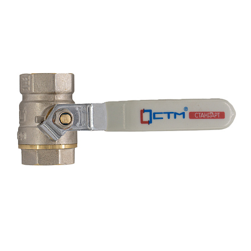 Кран шаровой для воды 1" г/г рычаг СTM СТАНДАРТ
