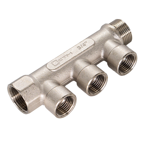 Коллектор 3 выхода (внутренняя резьба) 1"х1/2" СТМ