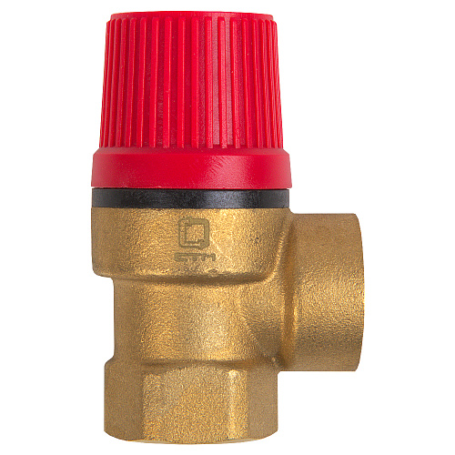 Клапан предохранительный 1/2" г/г 1,5 Бар СТМ ТЕРМО
