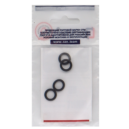 Кольцо для кран-буксы 8х12 мм (4шт) СТМ Кольцо для кран-буксы 8х12 мм (4шт) СТМ