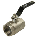 Кран шаровой для воды 1-1/4" г/г рычаг,  никель,  ONDO_3