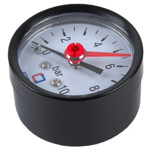 Манометр аксиального подключения 1/4", измерение до 10 бар СТМ