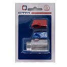 Кран шаровой мини для воды 1/2" г/ш флажок,  хромированный СТМ