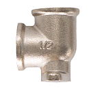 Уголок латунный установочный 1/2" г/г CTM_1